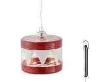 Frendo Sirius Home Elly, Christmas tree ornament, Red, Transparent, AAA, 1 pc(s), 70 mm, 70 mm