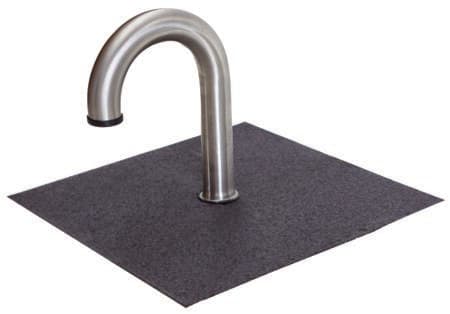 JUAL Rustfri stålflange, ekstra kraftig rustfrit stålrør Ø50 mm. Bøjning: 180° - fremstillet i ét stykke.
