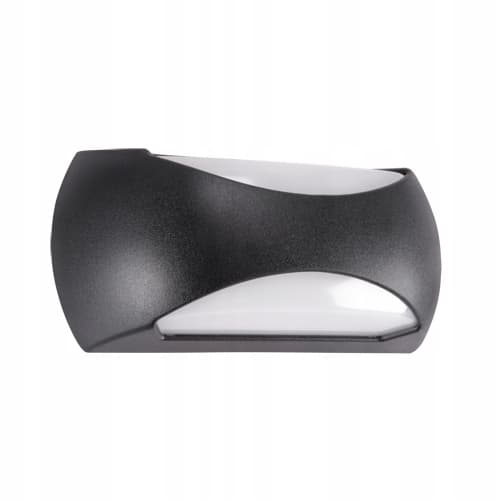 LED Enduro 2C 12W svart hermetisk fasadlampa