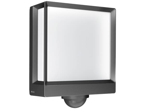 Steinel LED AUSSENLEUCHTE L 40 SC ANT 085247 LED-ulkoseinävalaisin liiketunnistimella LED (RGB) ilman 12,9 W antrasiitinharmaa