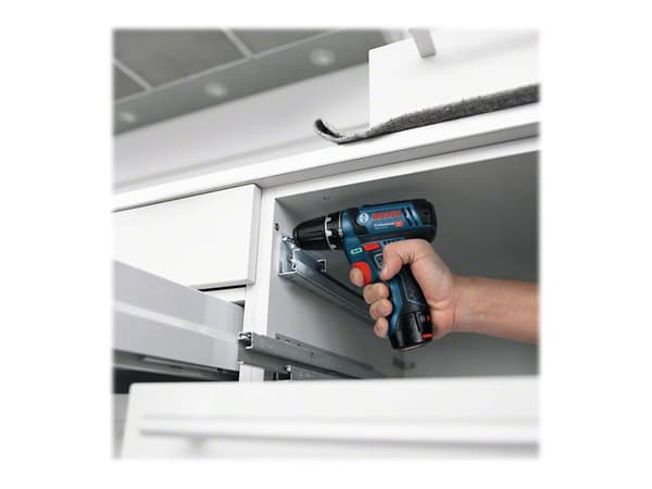 Bosch GSR 12-2-LI, pistoolikahvallinen porakone, avaimeton, 1,9 cm, 1 cm, 30 Nm, 7 mm