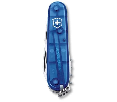 Victorinox Spartan, Taittoveitsi, Monityökaluveitsi, Clip point -terä, Ruostumaton teräs, ABS-synteettinen, Sininen, Hopea