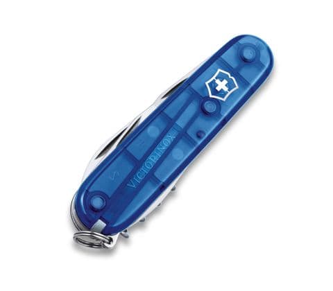 Victorinox Spartan, Taittoveitsi, Monityökaluveitsi, Clip point -terä, Ruostumaton teräs, ABS-synteettinen, Sininen, Hopea