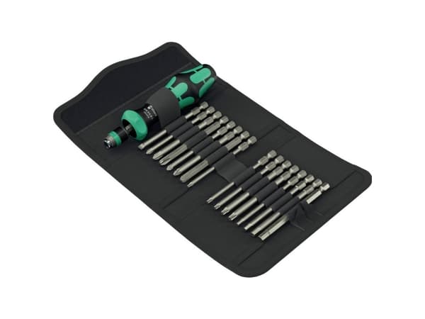 Wera Kompakt 60 RA-R 1 Verkstad Spärrskruvmejsel 1/4 (6,3 mm)
