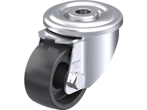 Blickle 754485 LER-PP 60G Styrehjul i stål Hjuldiameter: 60 mm Bæreevne (maks.): 80 kg 1 stk
