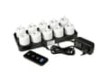 Pikkukuva 1 / 2: LED-valo, Duni, 3.8cm, Ø3.6cm, 25 tuntia, 10 kpl:n sarja.