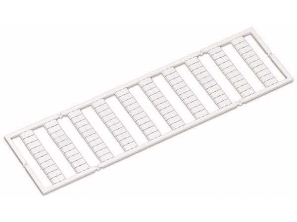 Wago 793-607, Markörer för kopplingsplintar, 100 styck, Vit