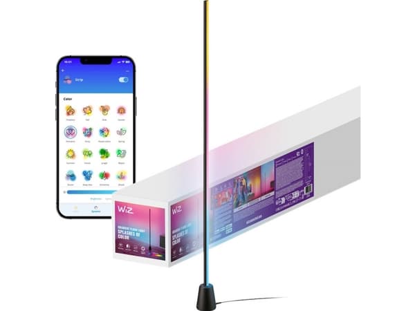 WiZ 8719514865273 LED (RGB)-lamp LED indbygget 9.7 W (Ø x L) 90 mm x 135.5 cm kan dæmpes, App-styret 1 stk