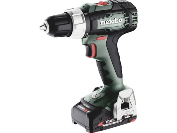 Metabo BS 18 L 614051500 Batteri boremaskine 18 V 2 Ah Litium børsteløs, inkl. ekstra batteri, Kuffert, Inkl. oplader