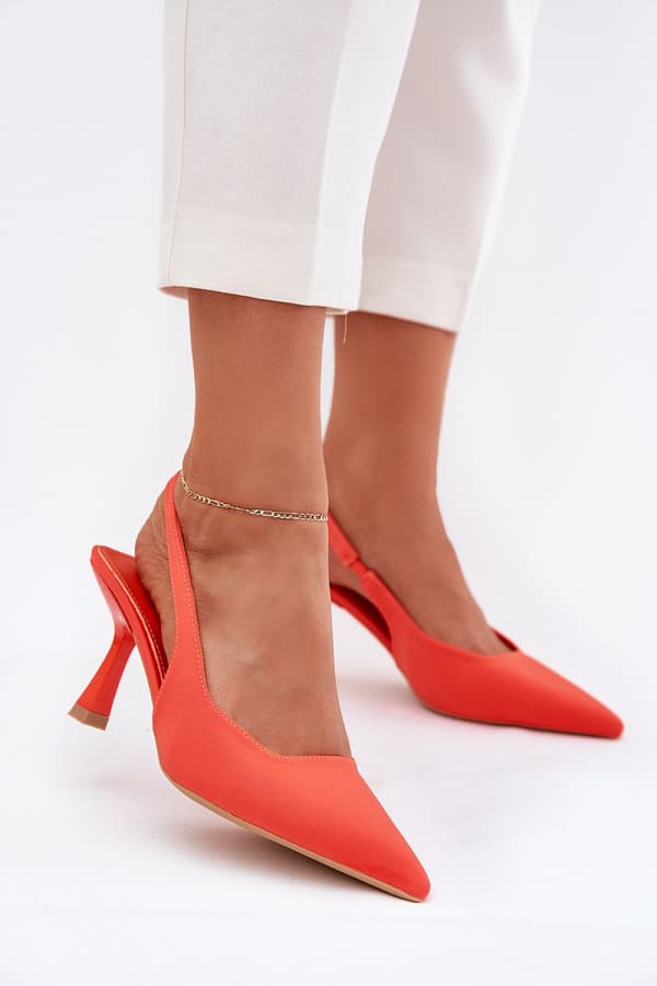 Heel sandals model 214990 Step in style orange 36