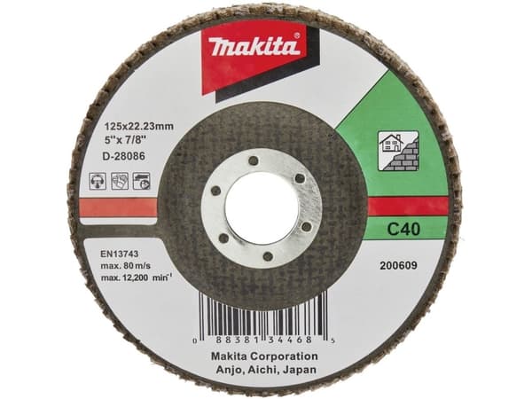 Makita D-28086 Metallrondell för slipning 1 st