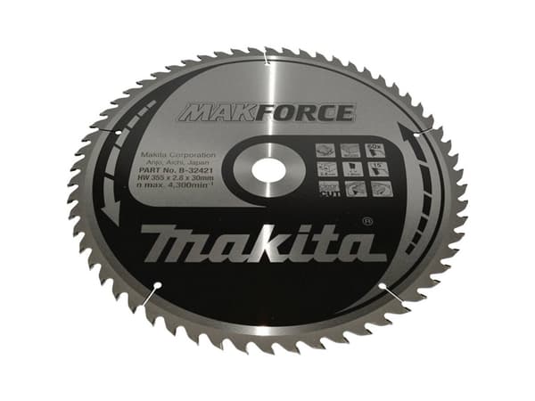 Makita B-32421, Trä, 35,5 cm, 3 cm, 4300 RPM, 2,8 mm, Makita