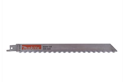 Makita P-80438, Sticksågsblad, Matta, Läder, Gummi, Stål med hög kolhalt (HCS), 22,5 cm, 3 styck