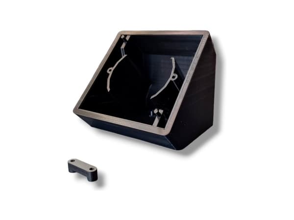 Light Solutions Shelly - Wall Display table stand - 45 degrees - Black