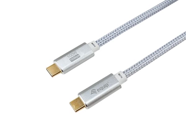 Equip 128360, 3 m, USB C, USB C, USB 3.2 Gen 2 (3.1 Gen 2), 10 Gbit/sek, hvit