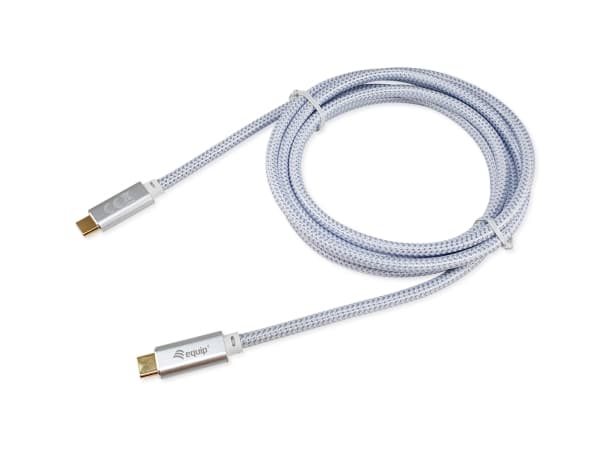 Equip 128360, 3 m, USB C, USB C, USB 3.2 Gen 2 (3.1 Gen 2), 10 Gbit/sek, hvit