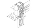 Miniatyrbilde 5 av 5: Hensel ME 332 20001378 Strømtransformer 3-faset Primærstrøm 250 A Sekundærstrøm 5 A Kabelgennemføring (H x B):10 x 30 mm Ledningsgennemføring Ø:24 mm