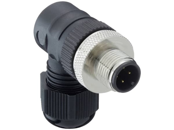 Lutronic 1255 04 T9CR Sensor-, aktuator-stik, M12 Stik, vinklet Pol-tal (RJ): 4 1 stk