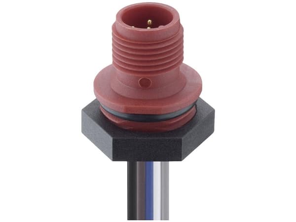 Lutronic 1230 05 T16CW103 0.5m Sensor- / manöverdonskontakt för infällt montage M12 Kontakt, infällt montage Antal poler (RJ): 5 10 st