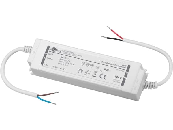 LED-transformer 12 V (DC) (DC), 100 W, IP67
