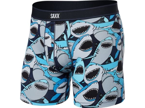 SAXX Miesten SAXX DAYTRIPPER bokserit Fly Sharks - tummansininen M