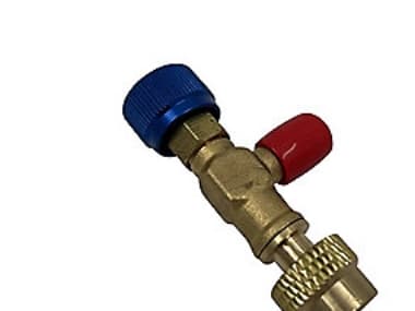 Rothenberger serviceventil - 1/4'' SAE 5/16'' FSAE R32 &amp; R410A, t/kylsystem m/ARC-ventil