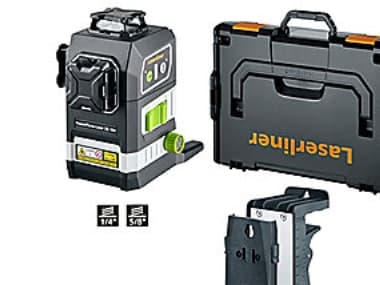 Laserline line laser 3x360gr - PowerPlane 3G multi 18V vihreä laser, u/batt, toimitetaan kotelossaan