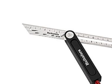 Hultafors kulmavara SLB 20 - Mitta-asteikko 0-200mm &amp; kulmamerkinnät 0-90gr molemmin puolin