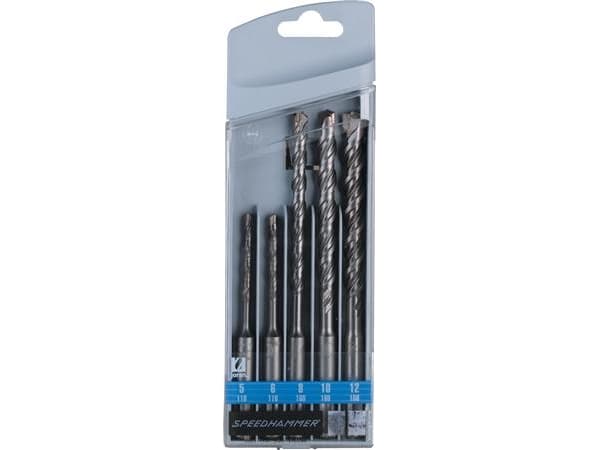 IRWIN 10502089, Rotasjons hammer, Drill bit set, SDS-plus shank, 5 stykker