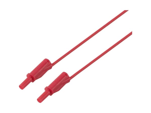 VOLTCRAFT MSB-532 Turvatestijohto 4mm turvapistoke 4mm turvapistoke 2 m Punainen 1 kpl 1 kpl