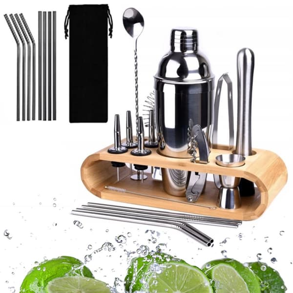 Professionelt bartendersæt til drinks shaker cocktailshaker 23 el.
