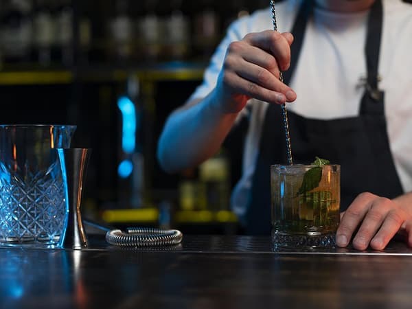 Professionelt bartendersæt til drinks shaker cocktailshaker 17 el.