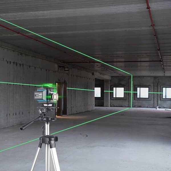 LASER NIVEAU 360 PLAN 4D 360 16 LINJER KRYDSLASER + STATIV