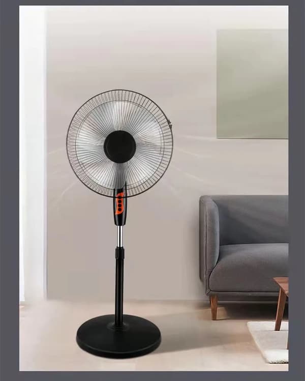 FLÄKT STÅENDE FLÄKT JUSTERING OSCILLATION TYST KRAFTFULL 45W 45CM HÖG