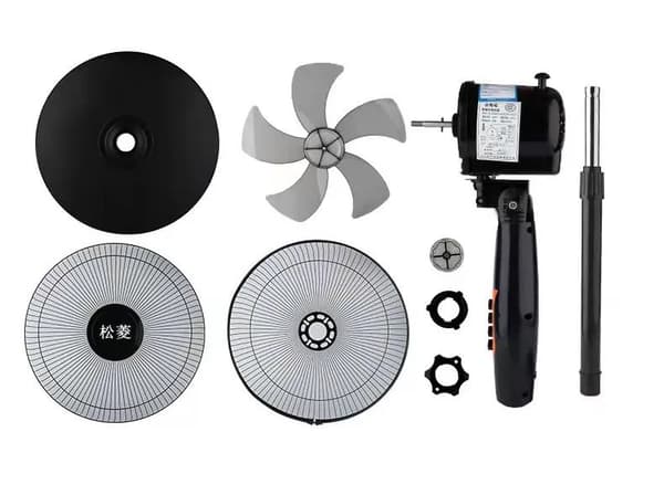FLÄKT STÅENDE FLÄKT JUSTERING OSCILLATION TYST KRAFTFULL 45W 45CM HÖG