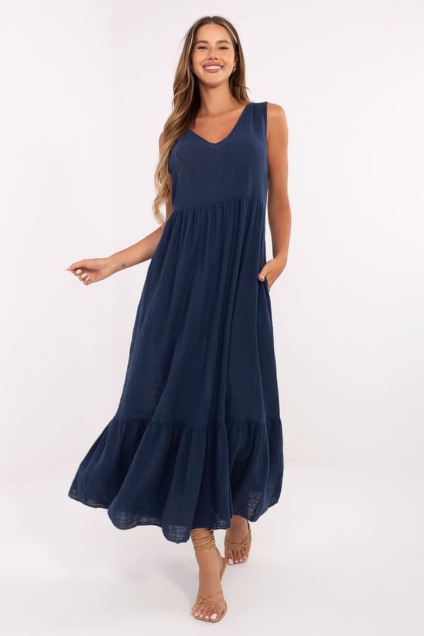 Daydress model 215395 Och Bella navy blue M