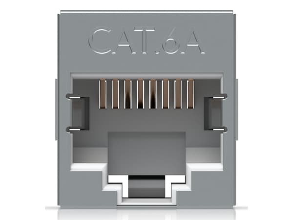 Ubiquiti UACC-RJ45-Coupler-C6A, Platt, Rostfritt stål, RJ-45, RJ-45, Honkoppling, Honkoppling