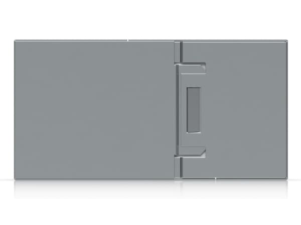 Ubiquiti UACC-RJ45-Coupler-C6A, Platt, Rostfritt stål, RJ-45, RJ-45, Honkoppling, Honkoppling