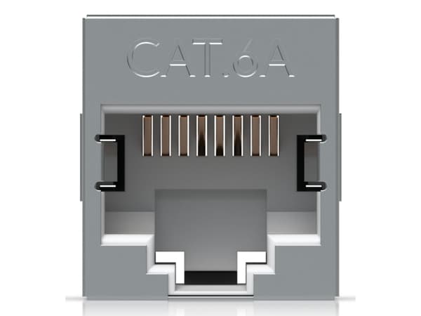 Ubiquiti UACC-RJ45-Coupler-C6A, Platt, Rostfritt stål, RJ-45, RJ-45, Honkoppling, Honkoppling