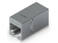 Miniatyrbild 1 av 5: Ubiquiti UACC-RJ45-Coupler-C6A, Platt, Rostfritt stål, RJ-45, RJ-45, Honkoppling, Honkoppling