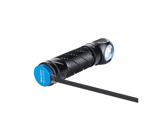 Olight Perun 2 LED otsalamppu, käsisoihtu + otsapanta taskulampulla, musta, alumiini, painikkeet, 1,5 m, IPX8