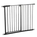 Miniatyrbillede 10 af 11: Babygitter, Justerbar Bredde 66-102 cm, 91 cm Høj, Hundegitter, Sort Farve