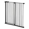 Miniatyrbillede 11 af 11: Babygitter, Justerbar Bredde 66-102 cm, 91 cm Høj, Hundegitter, Sort Farve
