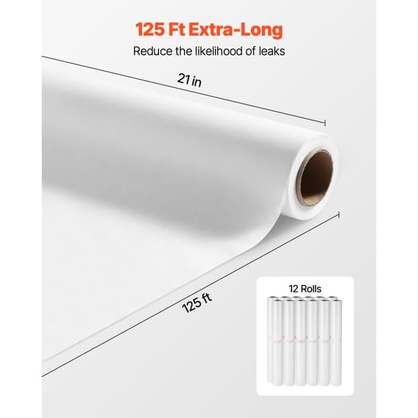 Medicinsk Undersøgelsesbordpapir, 21x125ft Engangs-Crepe, Barrierebeskyttelsesruller