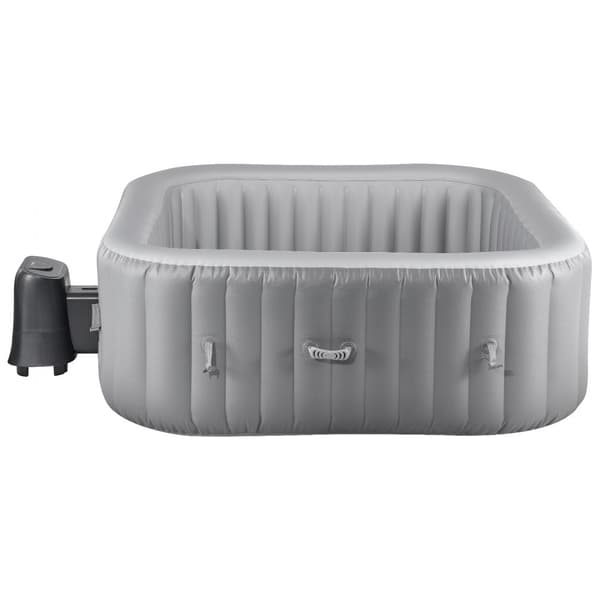 Oppusteligt Spa, 4-6 Personer, 1850 x 660 mm, Firkantet Bærbar, Udendørs Brug, Robust Og Komfortabel