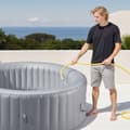 Miniatyrbild 8 av 11: Uppblåsbar Bubbelpool, 2080 x 660mm Rund, 4 till 6 Personer, Portabel Utomhusspa med Snabb Uppvärmning