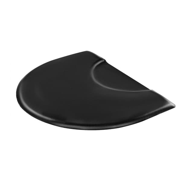 Frisørmåtte, Halvcirkelformet 1220 x 930 mm, Salonmåtte 25 mm Tyk til professionel brug