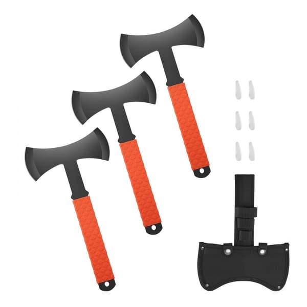 Kasteøkser og Tomahawks, 3-pak 302,3 mm, Dobbeltbidet Kasteøkse, Høj Kvalitet, Robust Design