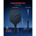 Miniatyrbild 5 av 11: Pro Pickleball Paddle i Kolfiber, Honeycomb Core Racket, För Vuxna, Blå Färg