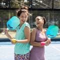 Miniatyrbillede 8 af 11: Pro Kulfiber Pickleball Ketsjer, Aero Throat Honeycomb Core, Letvægts og Stærk